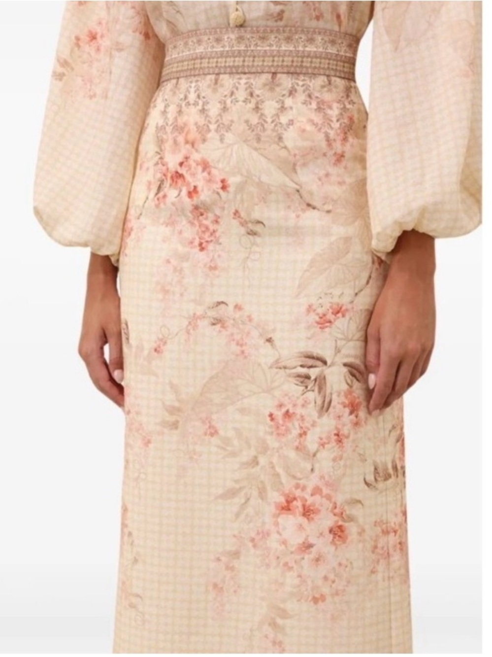 Authentic Zimmermann Illuminate Pencil Skirt -1/6
